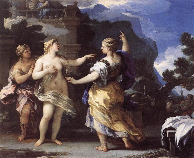 GIORDANO, Luca Venus Punishing Psyche with a Task  dfh china oil painting image